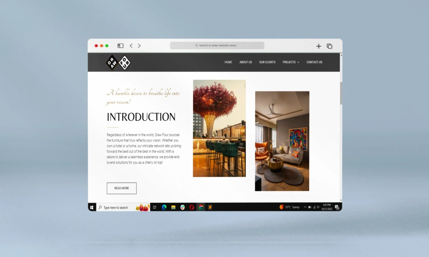 DrawFour Intro Mockup